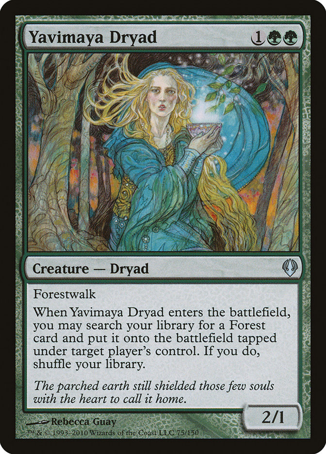 Magic the Gathering Card - Yavimaya Dryad - MTG Circle