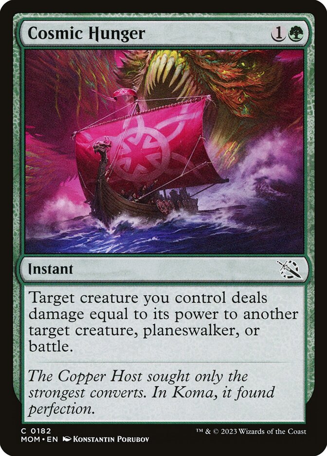 Magic the Gathering Card - Cosmic Hunger - MTG Circle