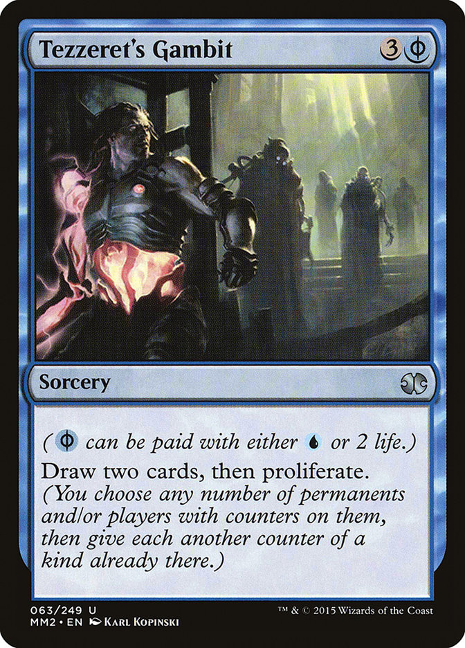 Magic the Gathering Card - Tezzeret's Gambit - MTG Circle