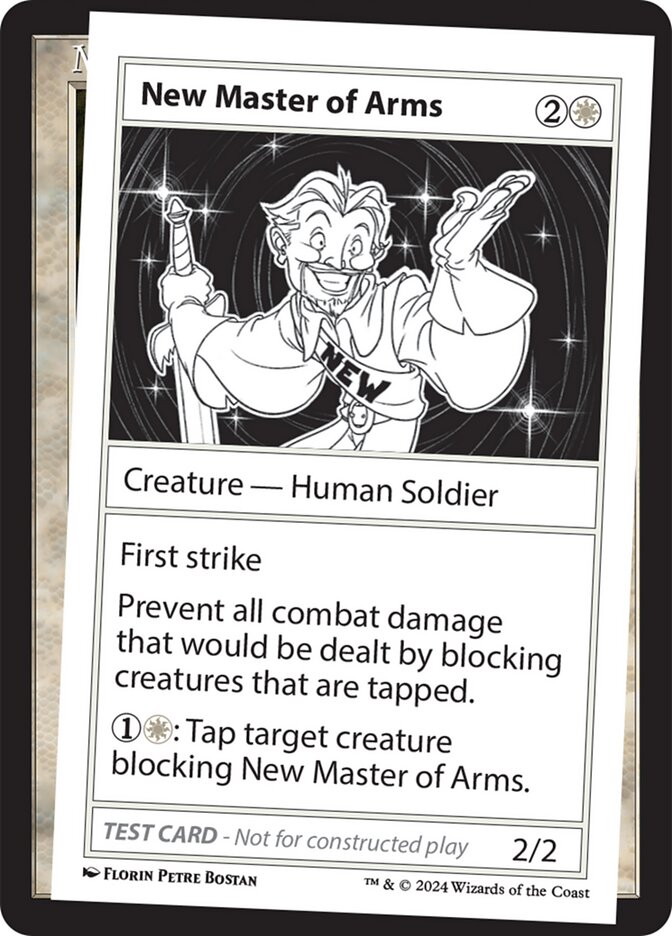 Magic the Gathering Card - New Master of Arms - MTG Circle