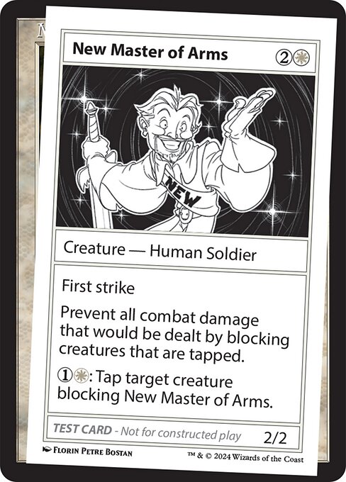 Magic the Gathering Card - New Master of Arms - MTG Circle