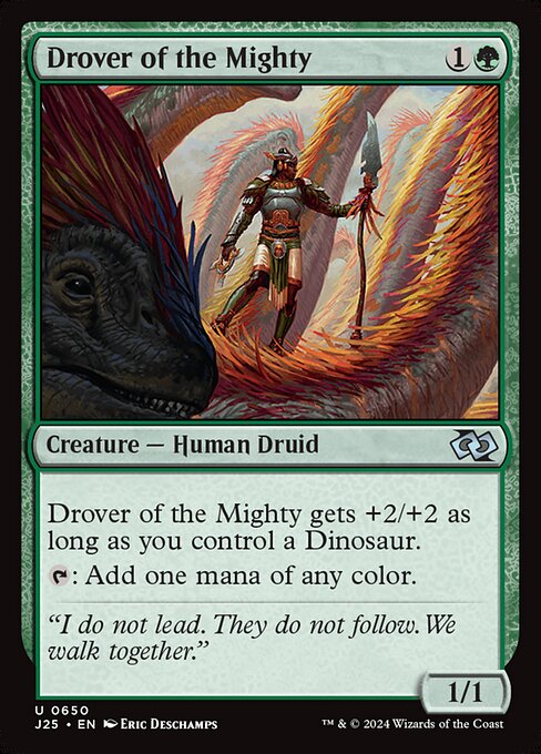 Magic the Gathering Card - Drover of the Mighty - MTG Circle