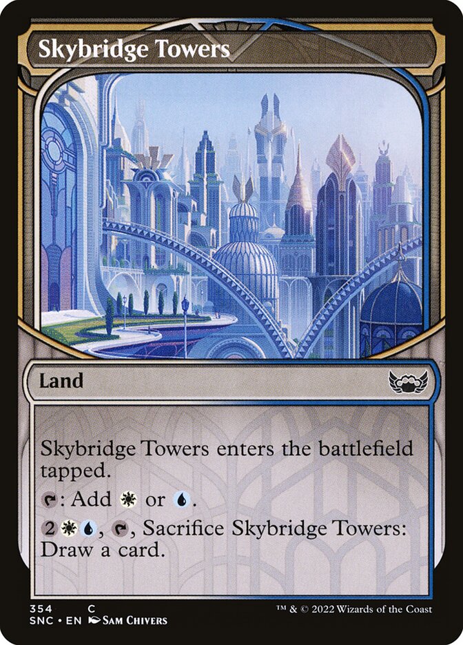 Magic the Gathering Card - Skybridge Towers - MTG Circle