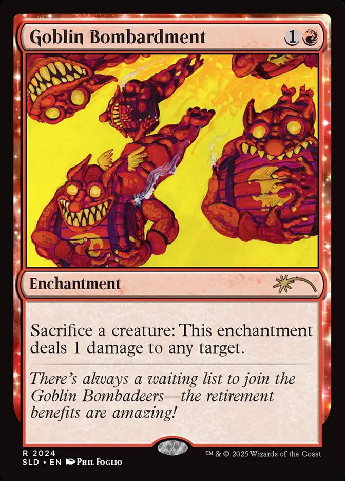 Magic the Gathering Card - Goblin Bombardment - MTG Circle