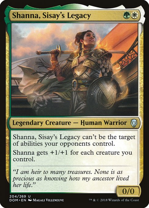 Magic the Gathering Card - Shanna, Sisay's Legacy - MTG Circle
