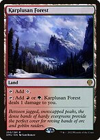 Magic the Gathering Card - Karplusan Forest - MTG Circle