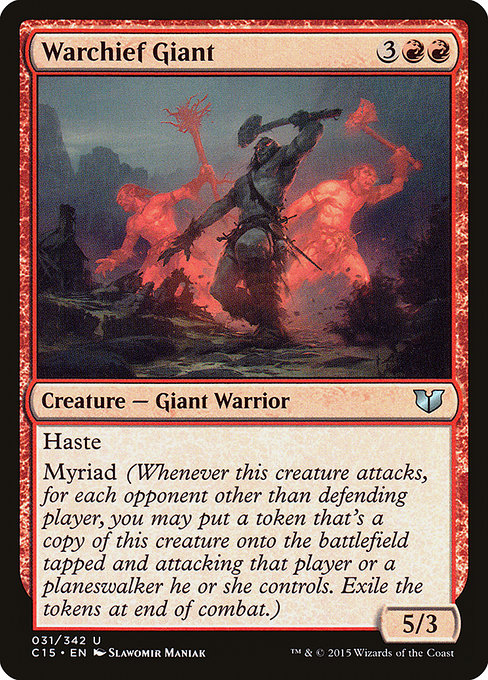 Magic the Gathering Card - Warchief Giant - MTG Circle
