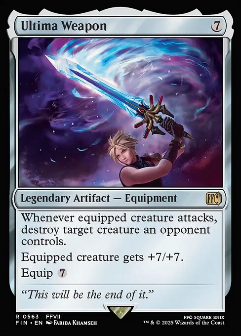 Magic the Gathering Card - Ultima Weapon - MTG Circle