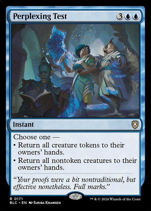 Magic the Gathering Card - Perplexing Test - MTG Circle