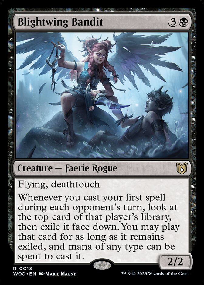 Magic the Gathering Card - Blightwing Bandit - MTG Circle