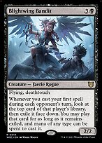 Magic the Gathering Card - Blightwing Bandit - MTG Circle