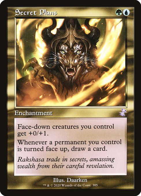 Magic the Gathering Card - Secret Plans - MTG Circle