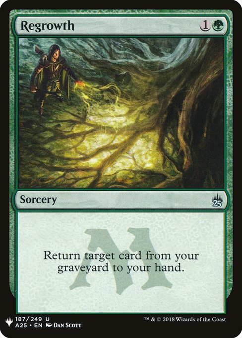 Magic the Gathering Card - Regrowth - MTG Circle