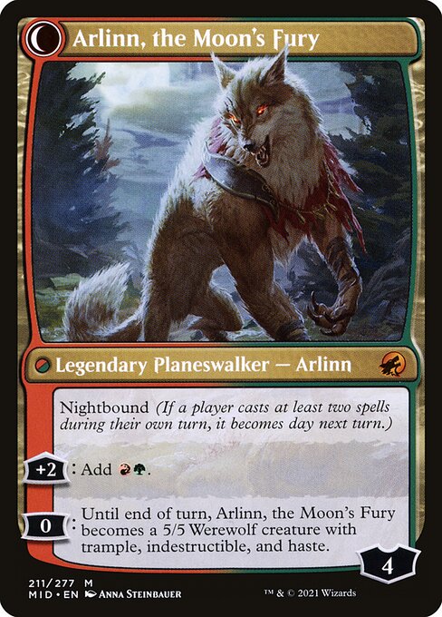 Magic the Gathering Card - Arlinn, the Moon's Fury - MTG Circle