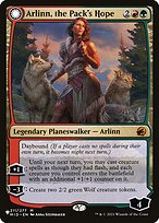 Magic the Gathering Card - Arlinn, the Pack's Hope // Arlinn, the Moon's Fury - MTG Circle