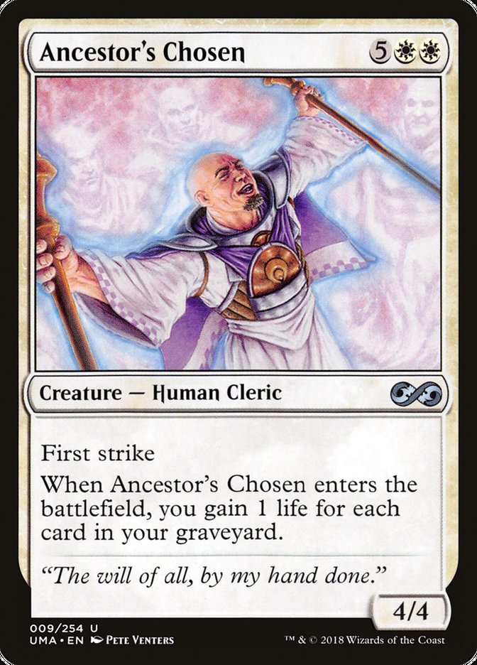 Magic the Gathering Card - Ancestor's Chosen - MTG Circle