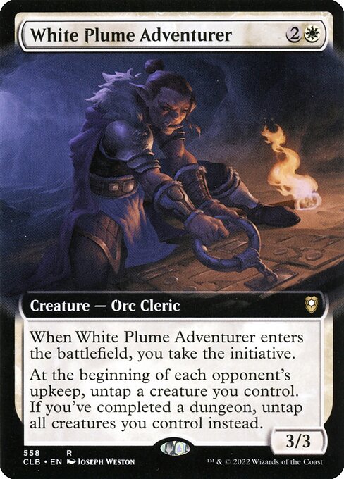 Magic the Gathering Card - White Plume Adventurer - MTG Circle
