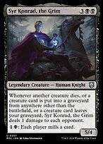 Magic the Gathering Card - Syr Konrad, the Grim - MTG Circle