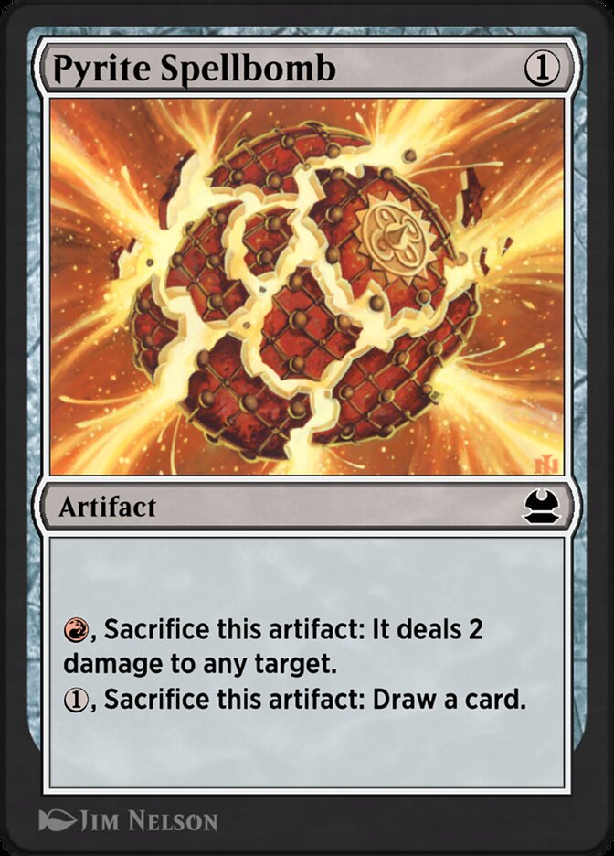 Magic the Gathering Card - Pyrite Spellbomb - MTG Circle