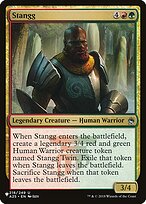 Magic the Gathering Card - Stangg - MTG Circle