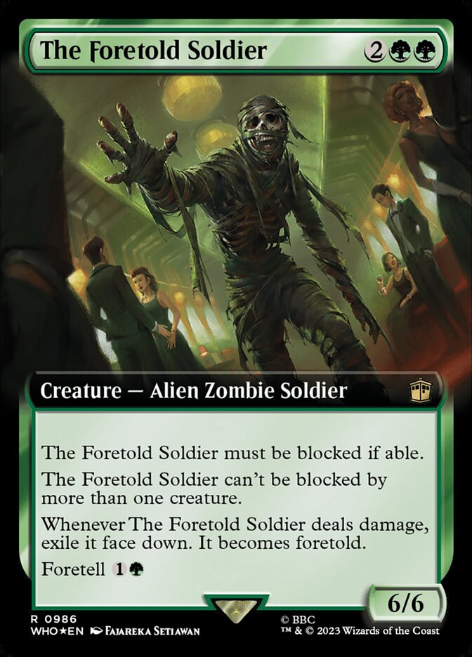 Magic the Gathering Card - The Foretold Soldier - MTG Circle