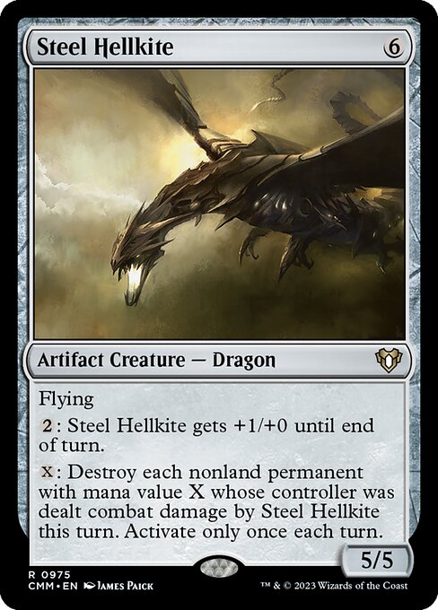 Magic the Gathering Card - Steel Hellkite - MTG Circle