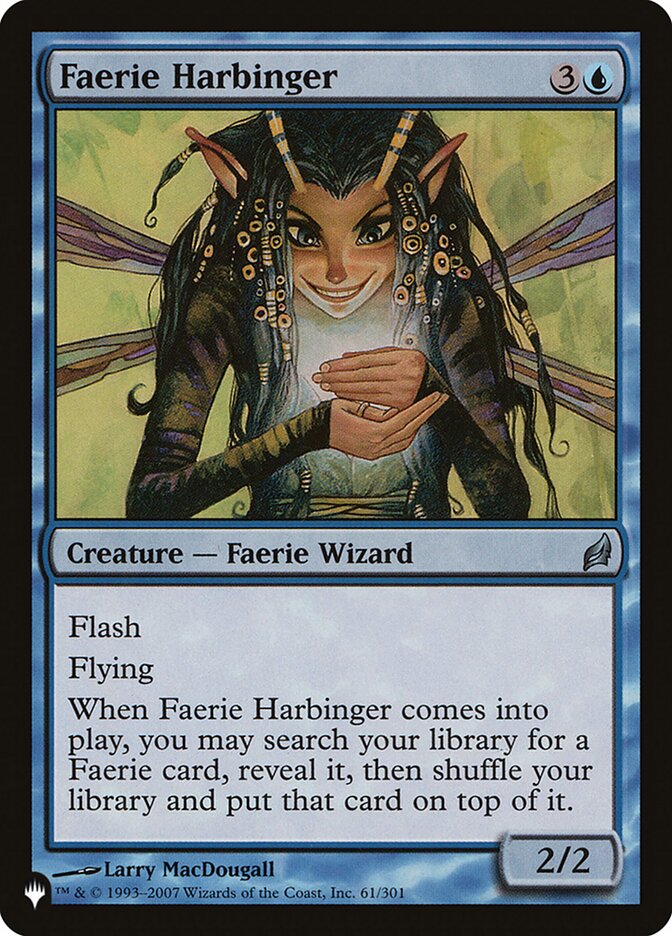 Magic the Gathering Card - Faerie Harbinger - MTG Circle