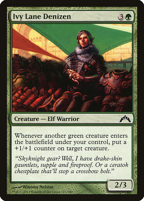 Magic the Gathering Card - Ivy Lane Denizen - MTG Circle