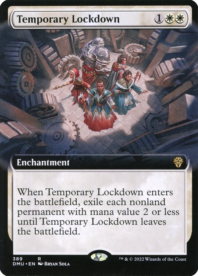 Magic the Gathering Card - Temporary Lockdown - MTG Circle