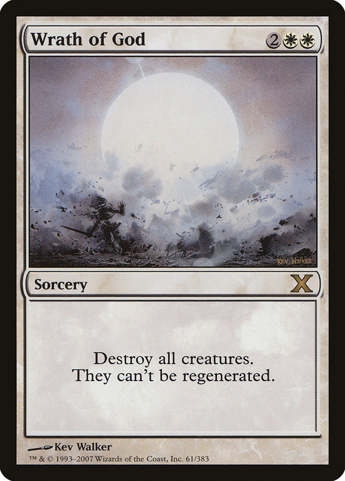Magic the Gathering Card - Wrath of God - MTG Circle