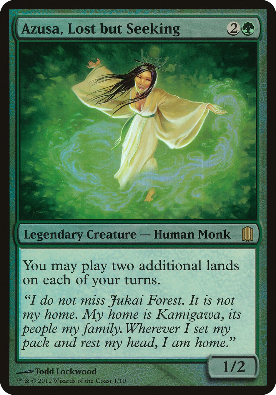 Magic the Gathering Card - Azusa, Lost but Seeking - MTG Circle
