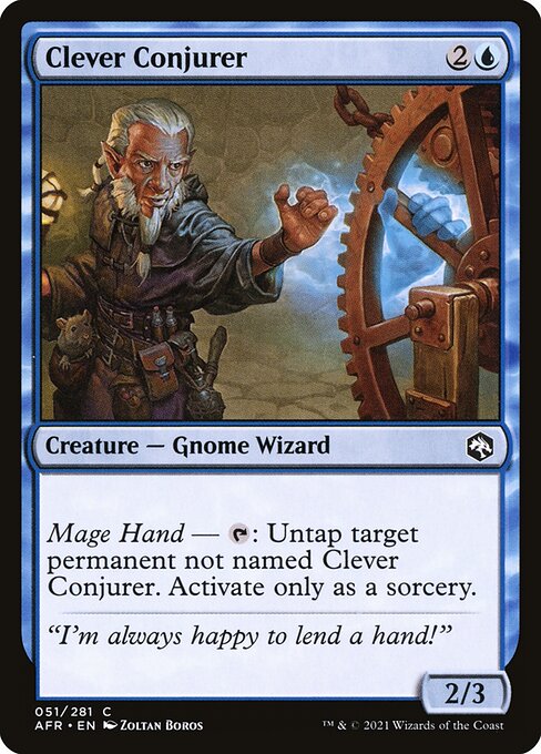 Magic the Gathering Card - Clever Conjurer - MTG Circle