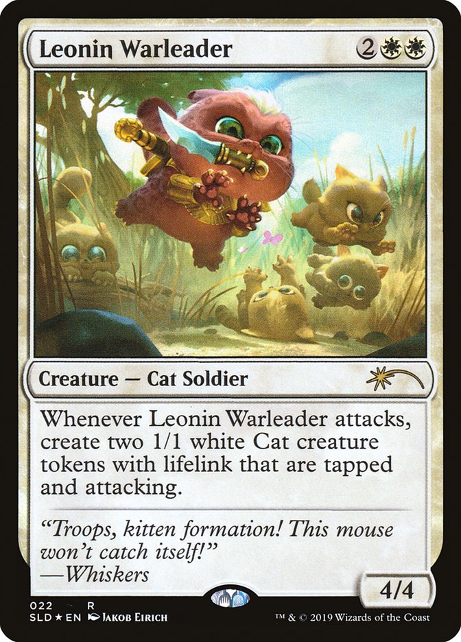 Magic the Gathering Card - Leonin Warleader - MTG Circle