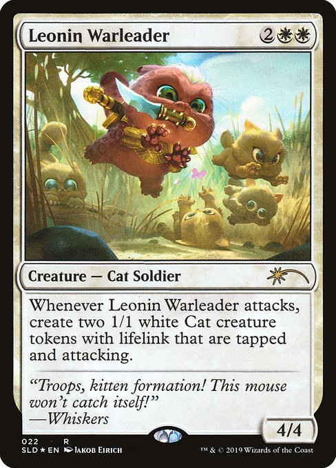 Magic the Gathering Card - Leonin Warleader - MTG Circle
