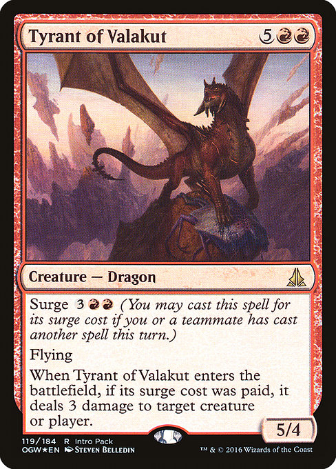 Magic the Gathering Card - Tyrant of Valakut - MTG Circle