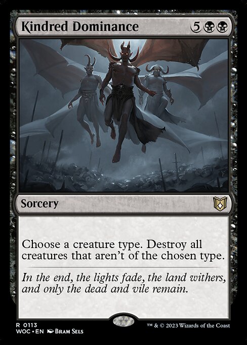 Magic the Gathering Card - Kindred Dominance - MTG Circle