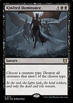 Magic the Gathering Card - Kindred Dominance - MTG Circle