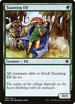Magic the Gathering Card - Taunting Elf - MTG Circle