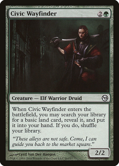 Magic the Gathering Card - Civic Wayfinder - MTG Circle