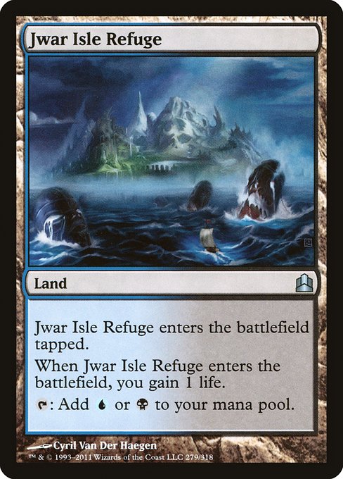 Magic the Gathering Card - Jwar Isle Refuge - MTG Circle