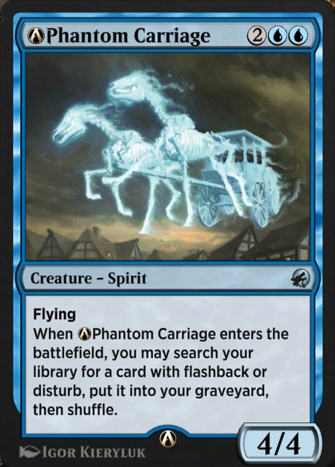 Magic the Gathering Card - A-Phantom Carriage - MTG Circle