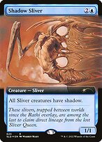 Magic the Gathering Card - Shadow Sliver - MTG Circle