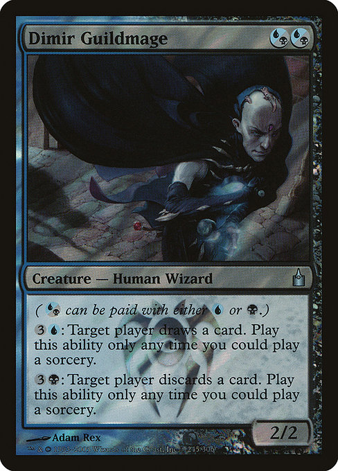 Magic the Gathering Card - Dimir Guildmage - MTG Circle