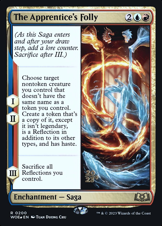 Magic the Gathering Card - The Apprentice's Folly - MTG Circle