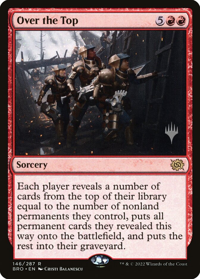 Magic the Gathering Card - Over the Top - MTG Circle