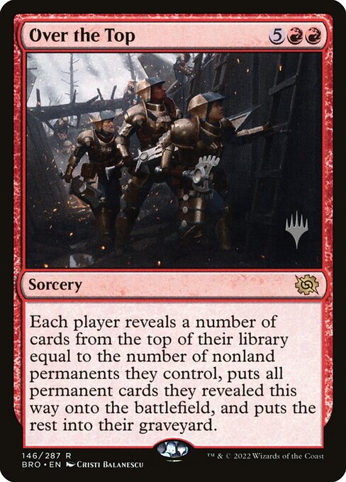 Magic the Gathering Card - Over the Top - MTG Circle