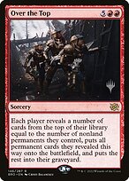 Magic the Gathering Card - Over the Top - MTG Circle