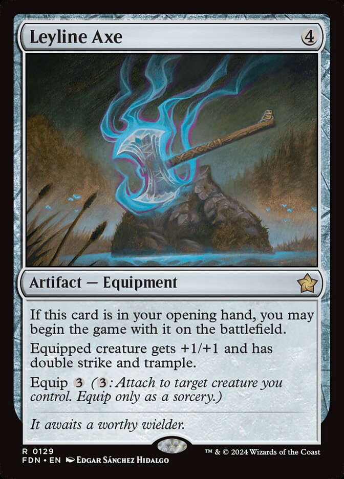 Magic the Gathering Card - Leyline Axe - MTG Circle