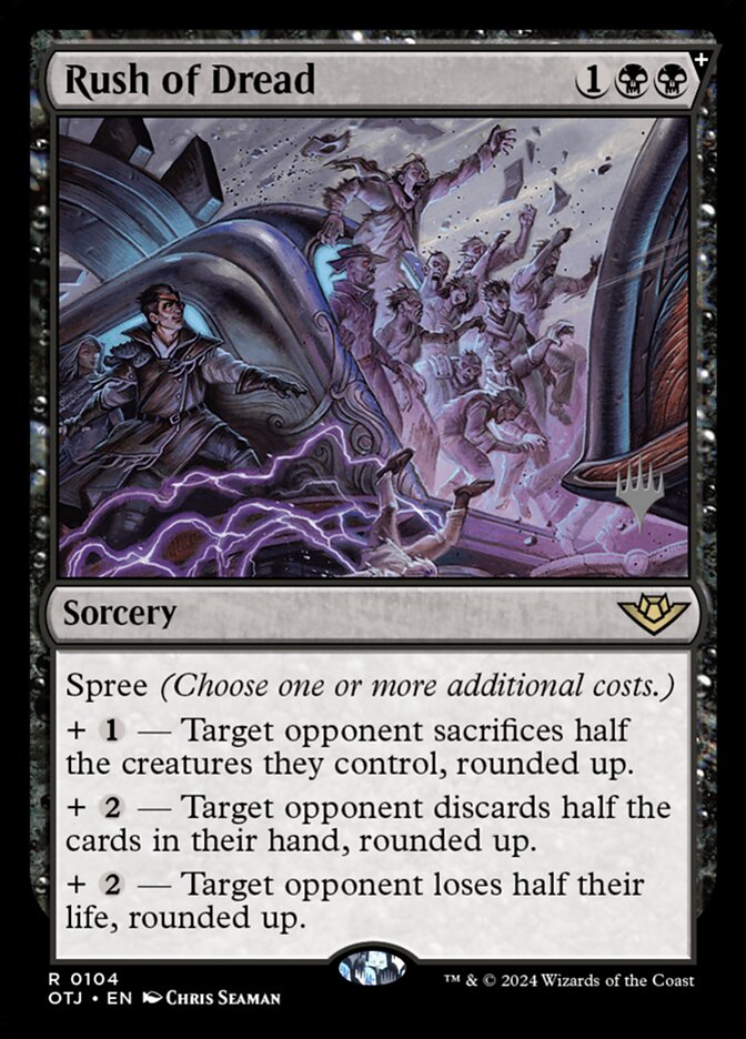 Magic the Gathering Card - Rush of Dread - MTG Circle