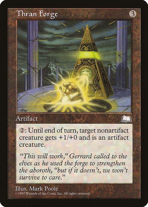 Magic the Gathering Card - Thran Forge - MTG Circle